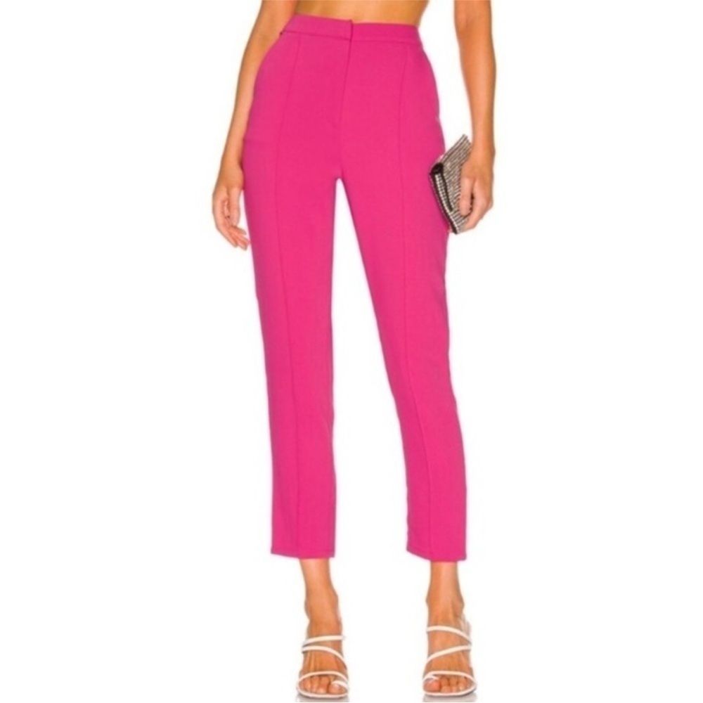 Revolve Superdown Pleated Remy Pants Pink Small